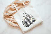 Luxury Black Gingham Summer Clipart, an Illustration by Watercolor design (Thumbnail 8 of 12)