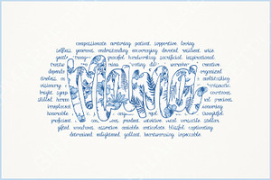 Mother Word PNG, Best Mom Floral, an Illustration by SharpMarketplace