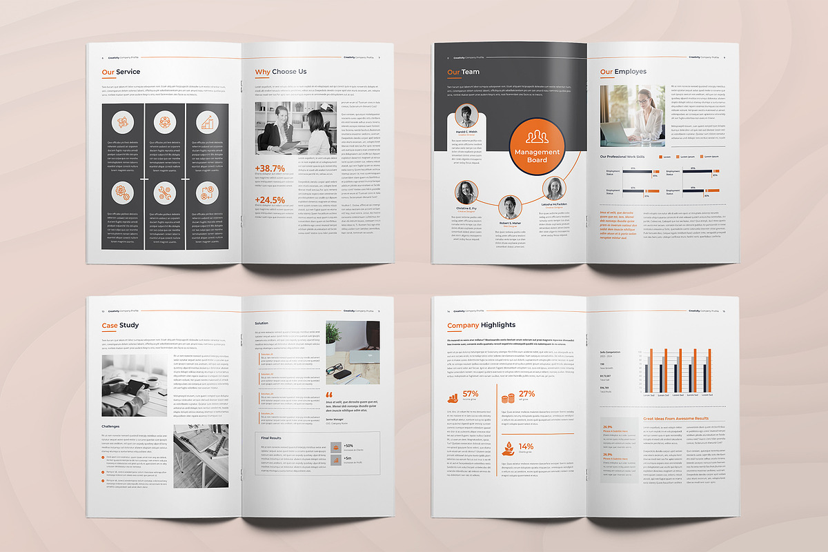 Company Profile, a Brochure Template by DesignDevisers (Photo 6 of 10)