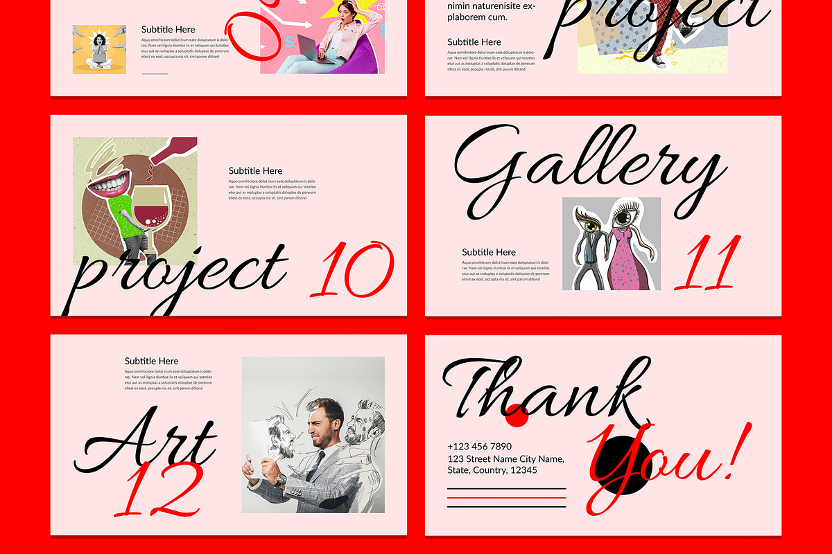 Pop Arts Presentation Layout, a Presentation Template by MightyDesign (Photo 2 of 7)