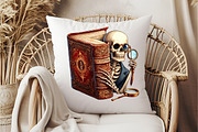 Funny Skeleton Peeking Bundle Clipar, an Icon by DreamCafeArt (Thumbnail 6 of 7)