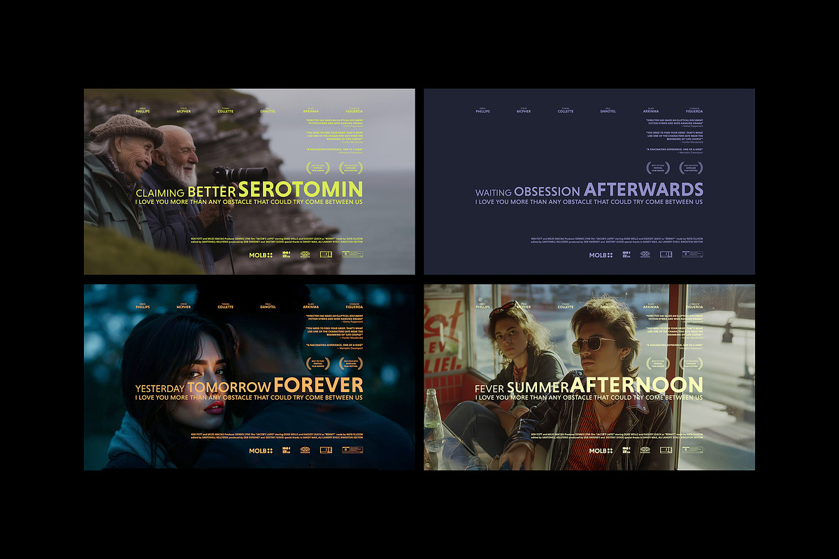 Love Movie Titles Collection, a Templates & Theme by pixelbuddha.net (Photo 10 of 14)