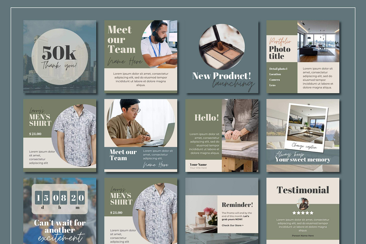 Minimal Canva Instagram Template, a Social Media Template by Everyday Perfection (Photo 6 of 8)