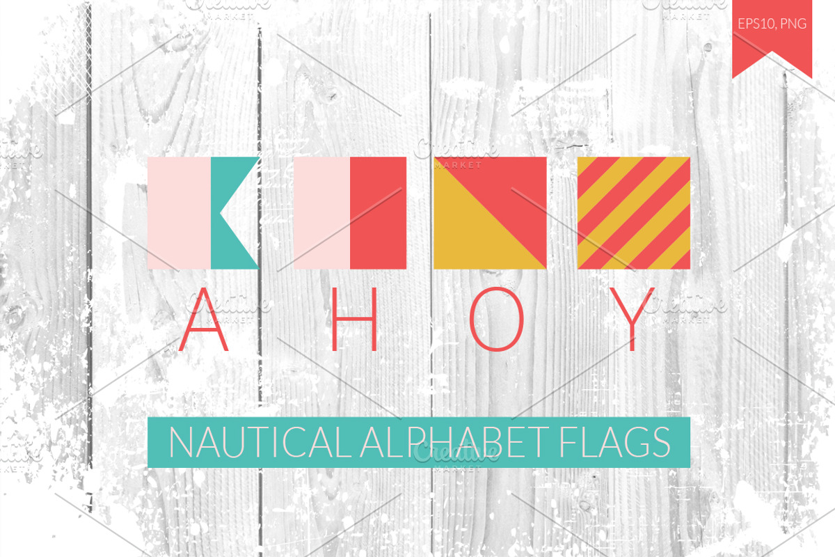 Nautical Alphabet Flags