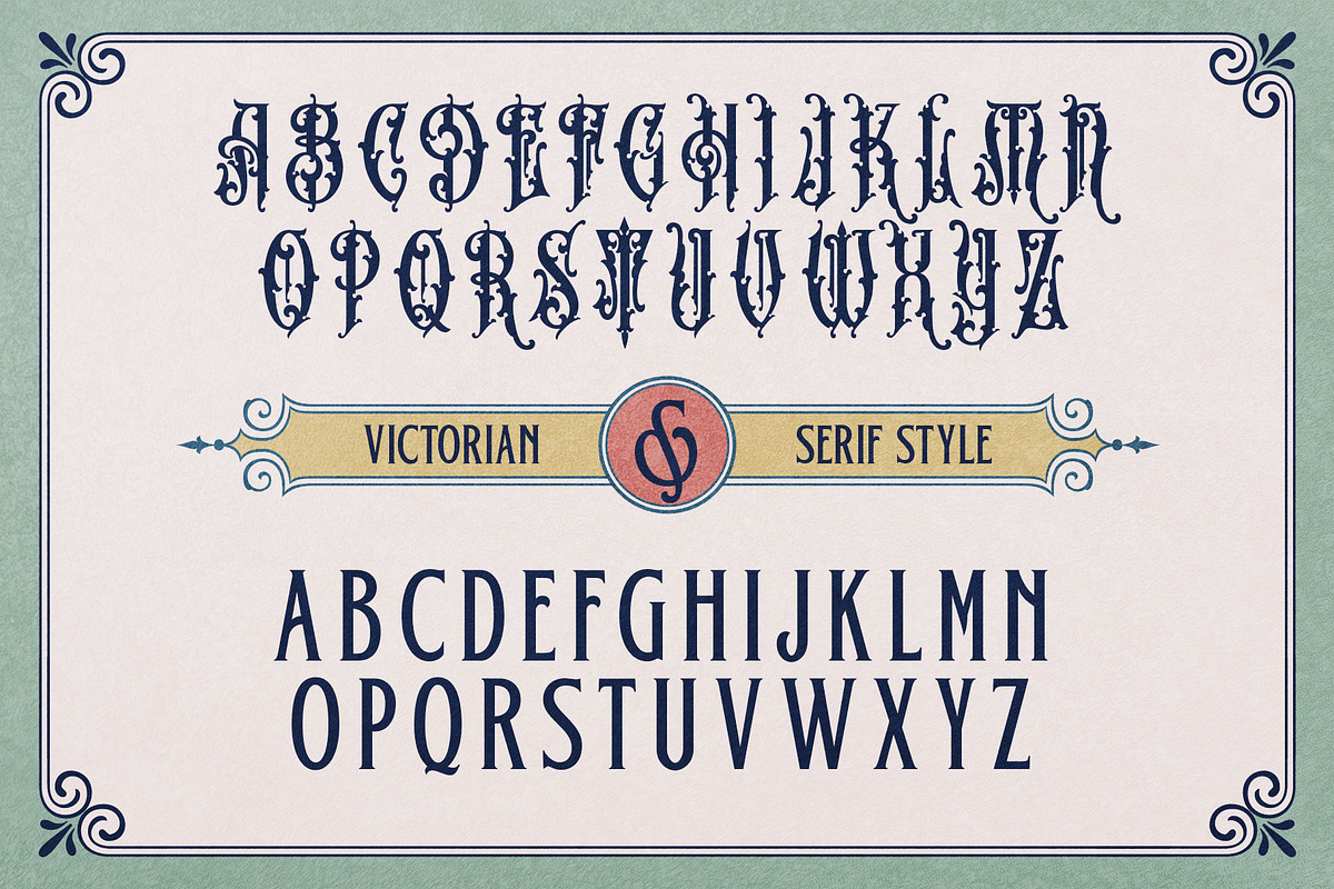 Soft Mouth Victorian Typeface, a Blackletter Font by alit design (Photo 9 of 24)