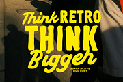 Super Active Nostalgic Font Duo, a Script Font by Letterhend Studio (Thumbnail 2 of 10)