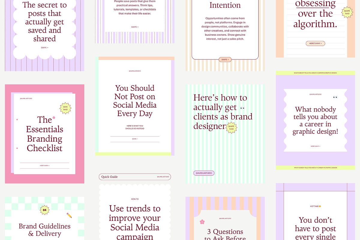 Canva Seamless Carousel Template preview 2