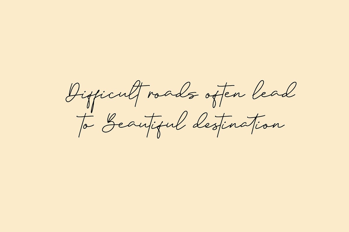 JanethVille - A Signature Font, a Script Font by Dm Studio (Photo 4 of 7)