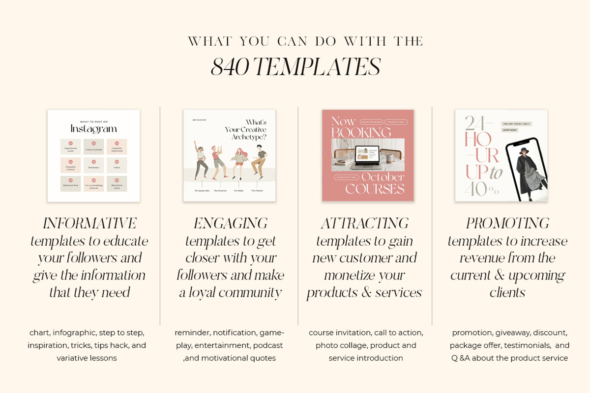 SALE Insta Ladypreneur Coach CANVA, a Social Media Template by Eviory (Photo 4 of 36)