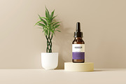 7 in 1 Amber Glass Cosmetic Bundle, a Cups & Container Mockup by pmvch (Thumbnail 46 of 106)