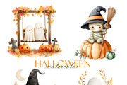 Cute & Spooky Watercolor Halloween, a Pattern Graphic by Deckar_art (Thumbnail 4 of 5)