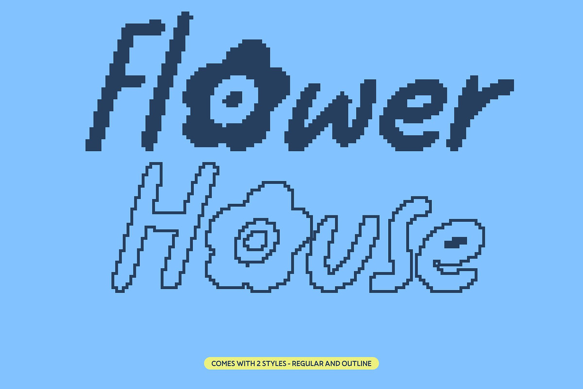 CS Roche Pixel, a Sans Serif Font by Craft Supply Co. (Photo 4 of 8)