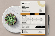 Invoice Template, a Stationery Template by MightyDesign (Thumbnail 1 of 8)