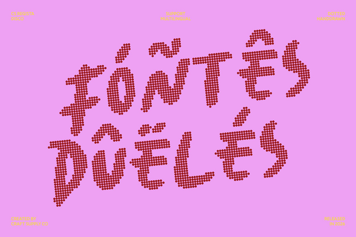 CS Regista Disco, a Handwritten Font by Craft Supply Co. (Photo 7 of 8)