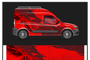 Dynamic Racing Car Wrap Design, a Person Illustration by CarWrap design (Thumbnail 2 of 4)