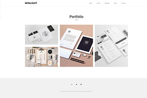 Minlight - Minimal Creative Theme