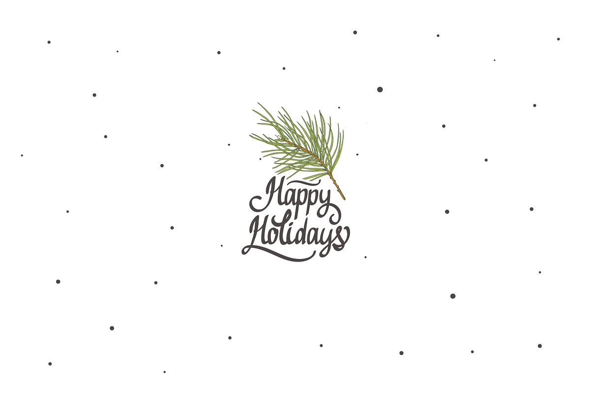 Christmas Sketch Set, a Decorative Illustration by Mona Monash (Photo 10 of 10)