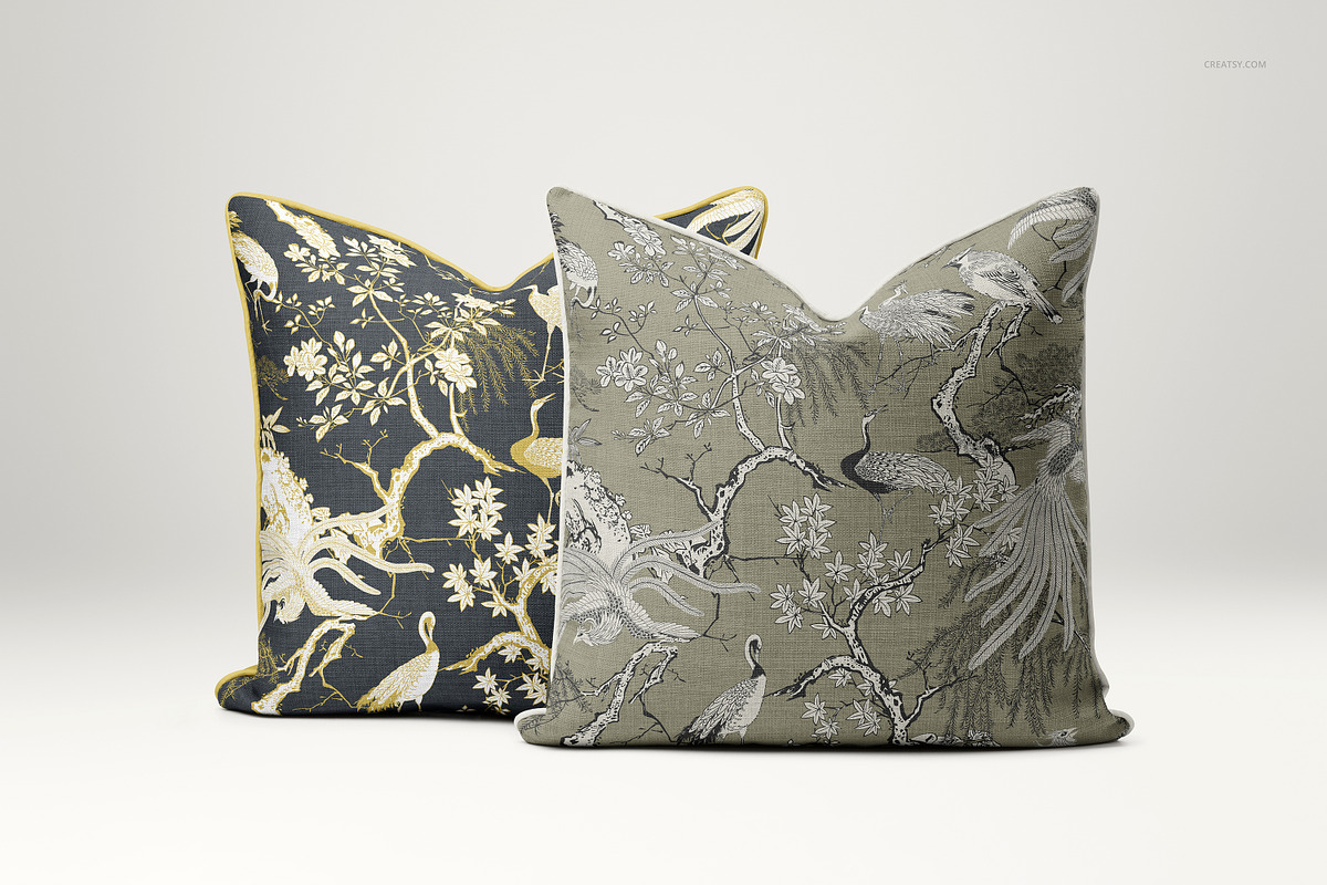 Reversible Piped Cushions Mockup Set, a Household Mockup by creatsy5 (Photo 9 of 25)
