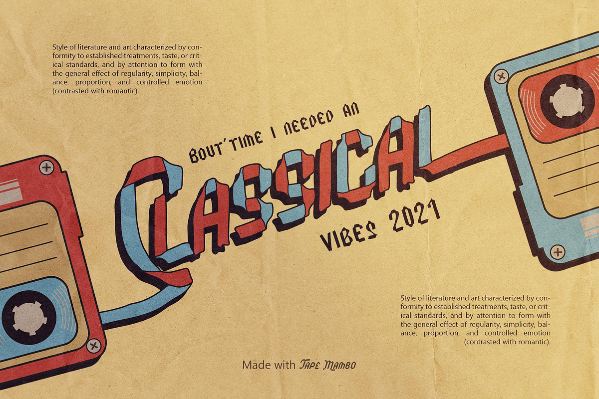Tape Mambo Typeface, a Symbol Font by alit design (Photo 11 of 15)