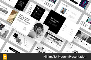 Minimalist Modern GSLides,PPoint, a Presentation Template by Fit-tee