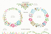 Watercolor School set, an Object Graphic by OrangePeafowlArt (Thumbnail 4 of 15)