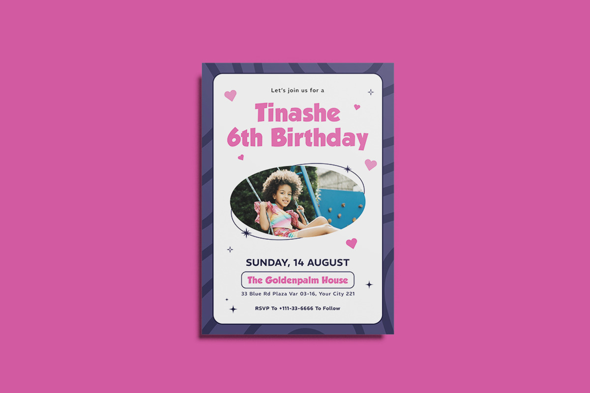Grave Vibes Birthday Invitation, an Invitation Template by iDoodle Studio (Photo 3 of 4)