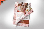Funeral Program 06 Cherry Blossom, a Brochure Template by SeraphimChris (Thumbnail 6 of 6)