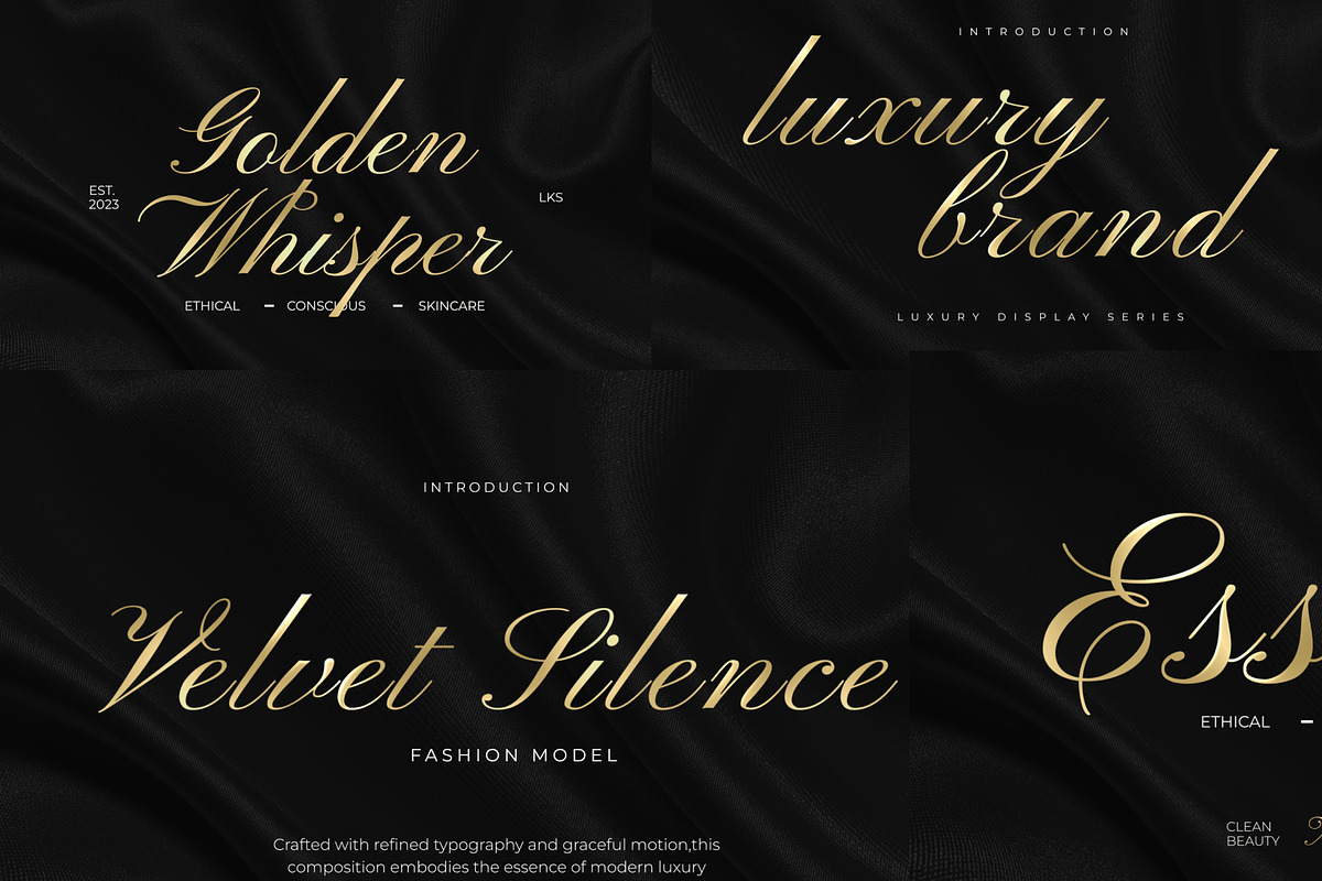 Luxury Typography After Effect, a Social Media Template by Loin Studio (Photo 3 of 3)