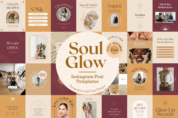 Soul Glow Instagram Post Templates preview 8