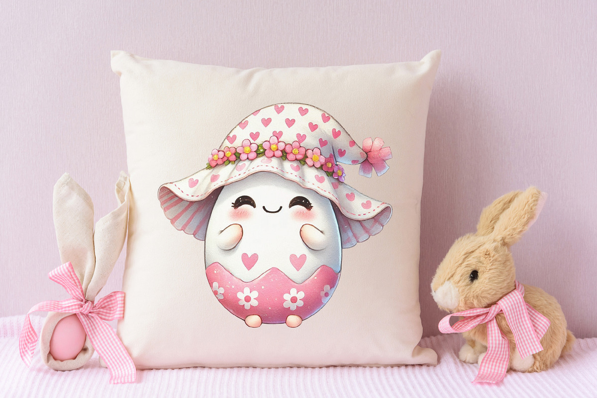 Easter Day Kawaii Egg Sublimation, an Illustration by RobertsArt (Photo 4 of 4)