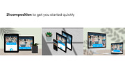 Apple Devices Mockup Screen Creator, a Mac Mockup by Illusiongraphic (Thumbnail 8 of 25)