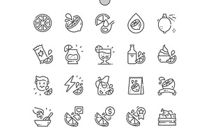 Sour Line Icons