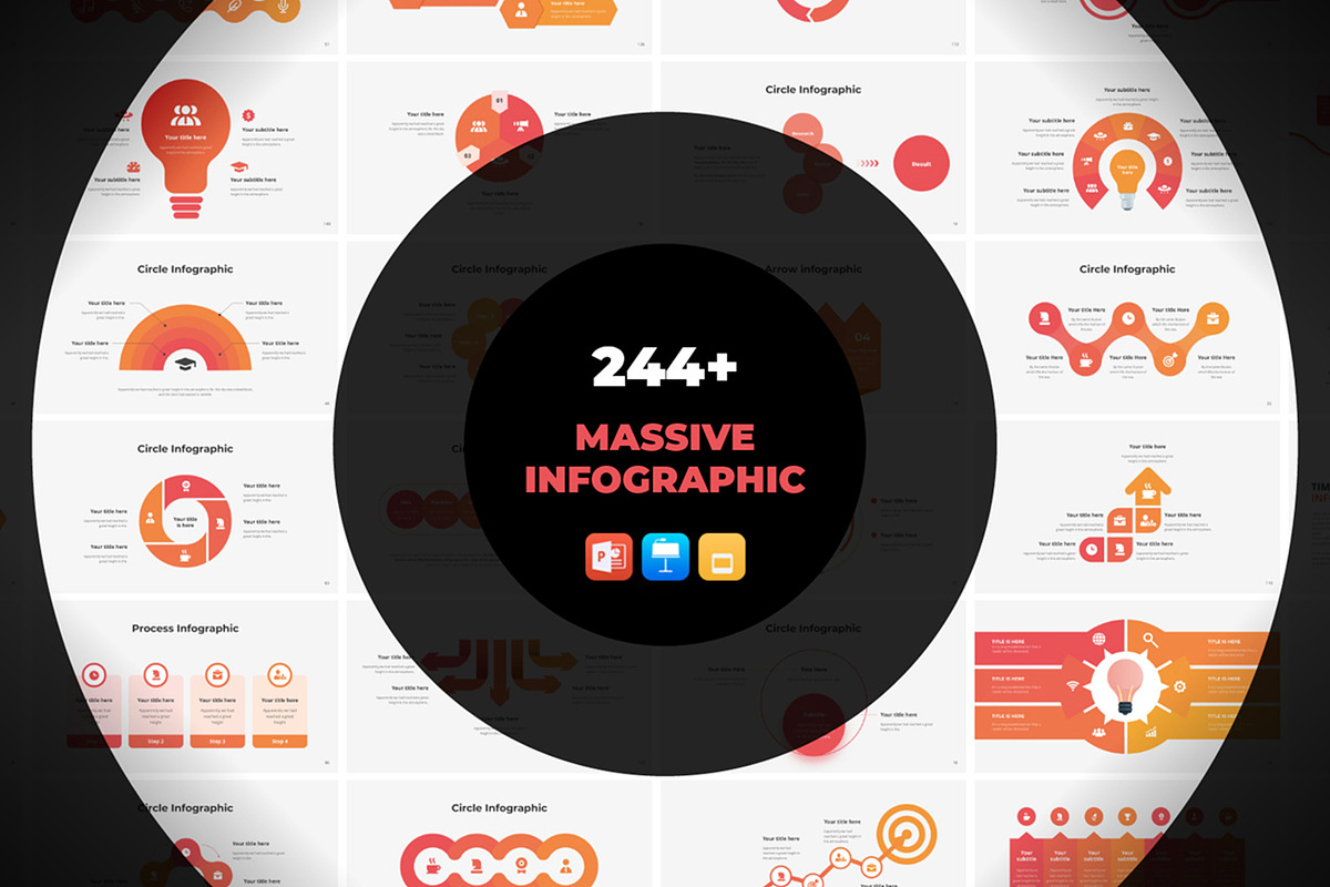 Massive Infographic Template, a Presentation Template by MNML Agency (Photo 63 of 63)