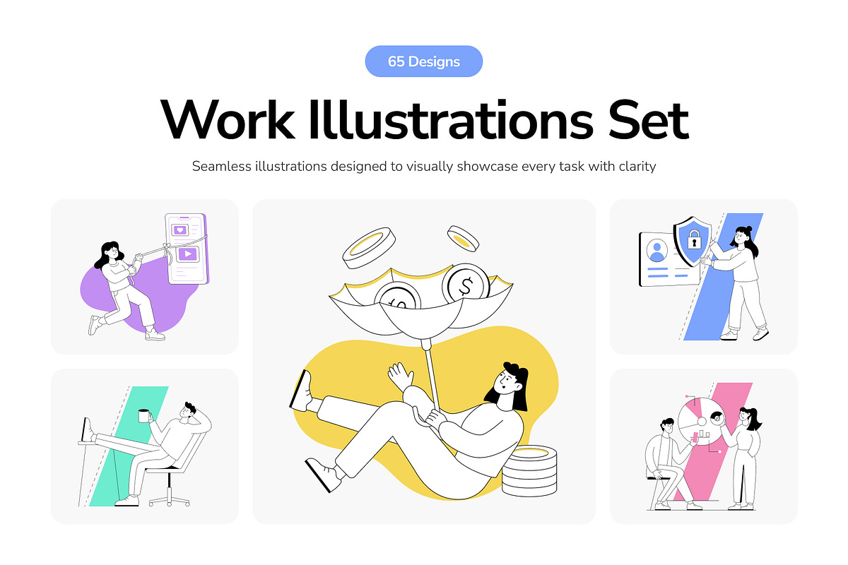 Work Illustrations, a Work Illustration by Vectors Market (Photo 1 of 12)