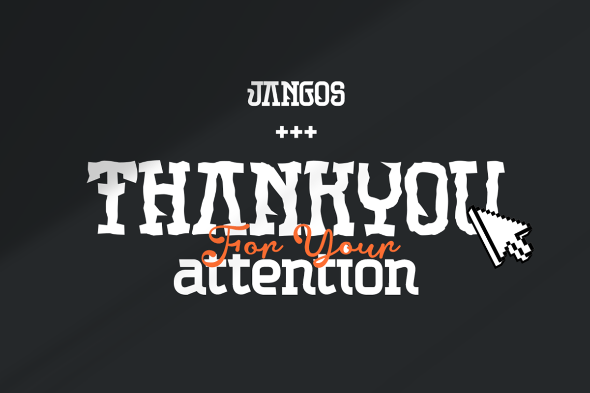 Jangos - Unique Decorative Font, a Slab Serif Font by Grontype (Photo 9 of 9)
