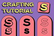 CS Marley 3D, a Sans Serif Font by Craft Supply Co. (Thumbnail 2 of 8)