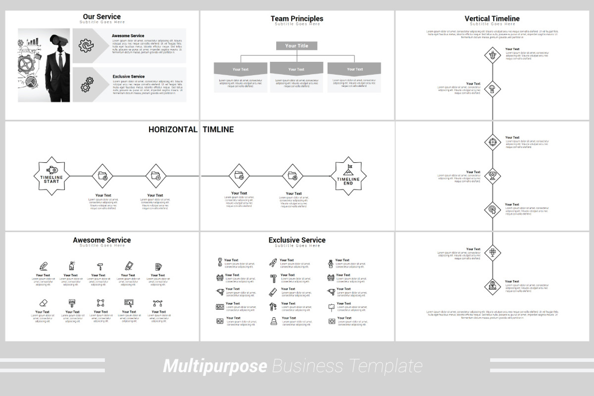 Multipurpose Keynote Template, a Presentation Template by Presentation Official (Photo 3 of 9)