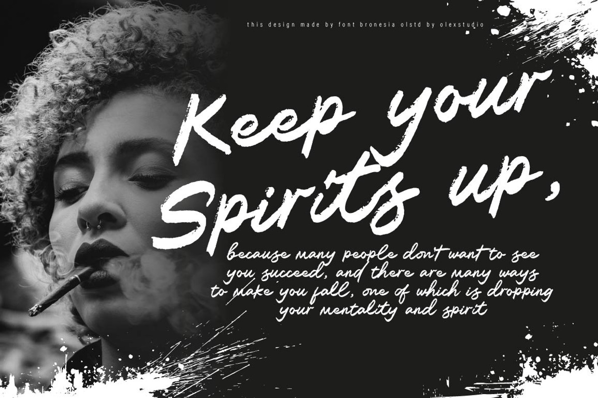 BRONESIA - Modern Brush Script, a Script Font by Olexstudio (Photo 6 of 9)