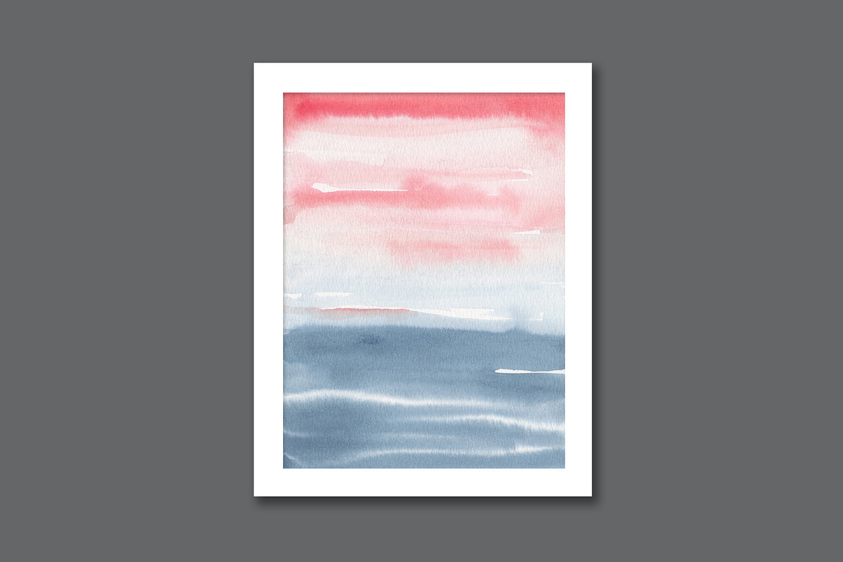 Misty Watercolor Landscapes, a Background Graphic by Marmoris.Arts (Photo 10 of 18)