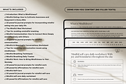 Mindfulness Workbook & Journal Canva, a Presentation Template by HelloKarla (Thumbnail 2 of 5)