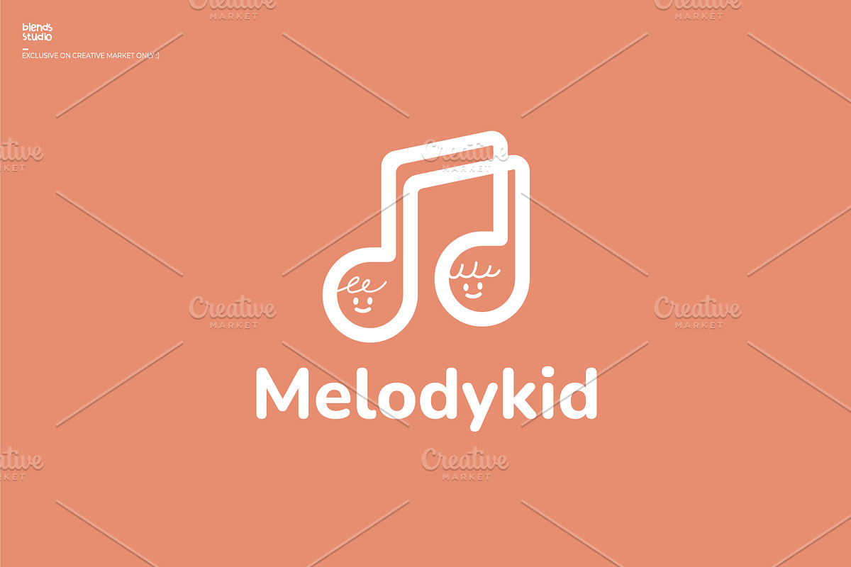 MelodyKid logo, a Branding & Logo Template by blends.studio (Photo 4 of 4)