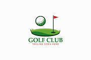 Golf Club Logo Fairway & Ball Golf, a Branding & Logo Template by Signatoro (Thumbnail 1 of 3)