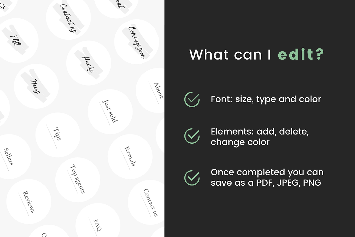 60+ Fancy Text Highlight Covers Pack, a Social Media Template by Estatik Designs (Photo 6 of 8)