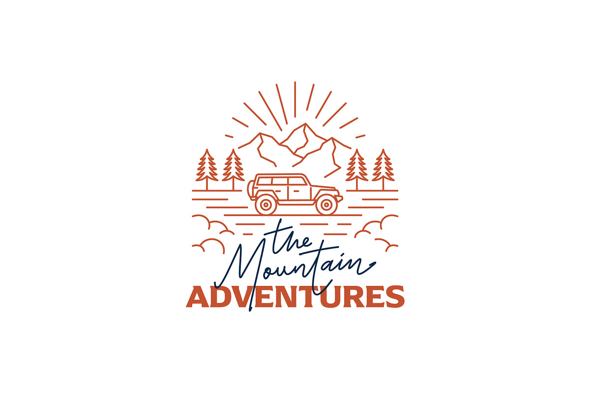 Holiday Mountain Trip Logo, a Branding & Logo Template by Signatoro (Photo 4 of 4)