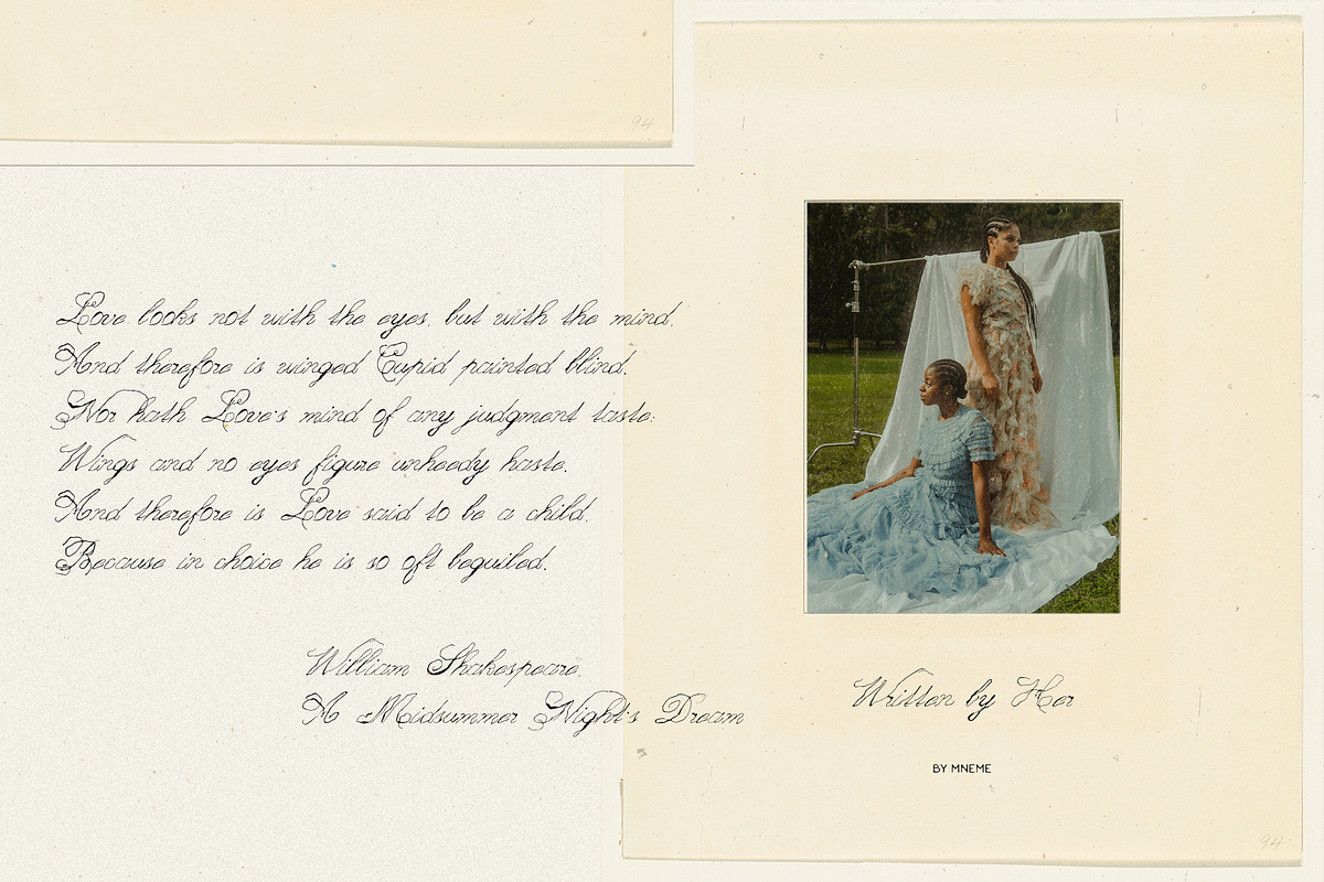 Written by Her: Handwritten Script, a Handwritten Font by Mneme (Photo 7 of 10)