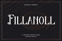 Fillanoll Vintage Display Font