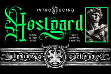 Hostgard - Blackletter Font