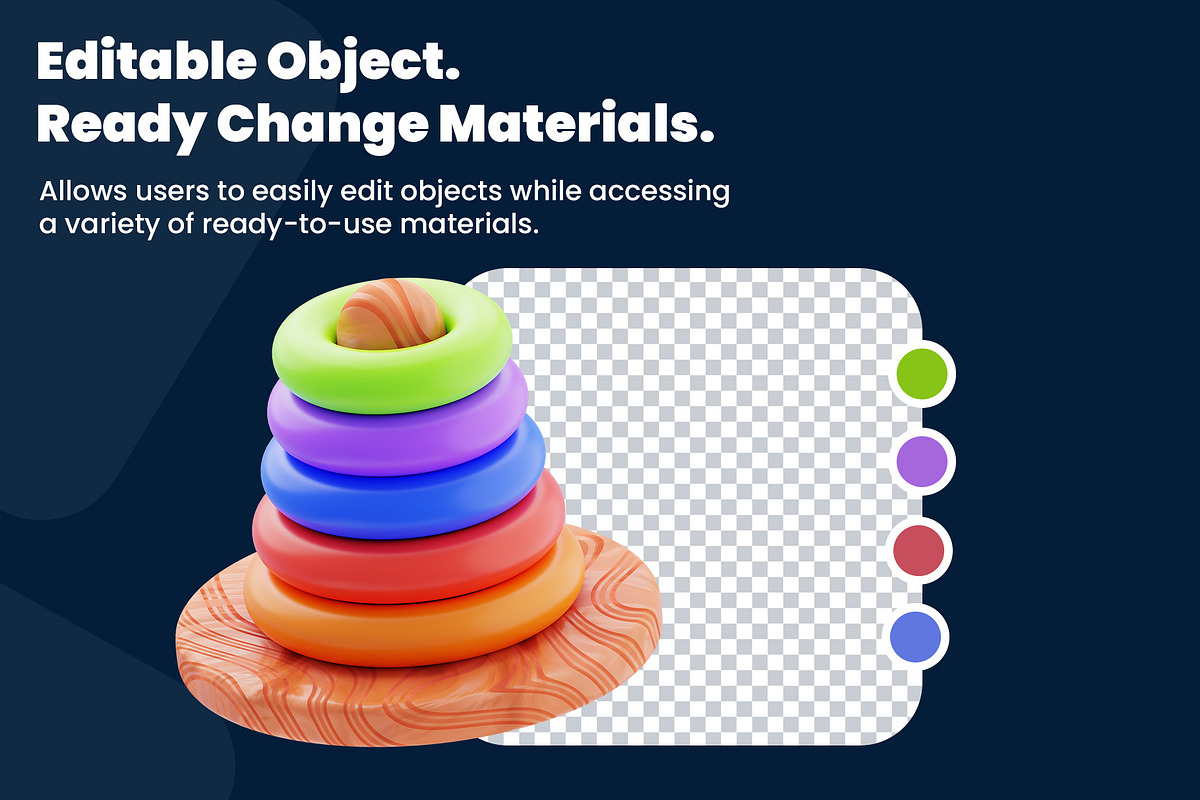 Toy Kids 3D Icon Pack, a 3D by novia99design (Photo 4 of 6)