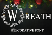 Chrismas wreath, a Symbol Font by Petal Pixels (Thumbnail 1 of 9)