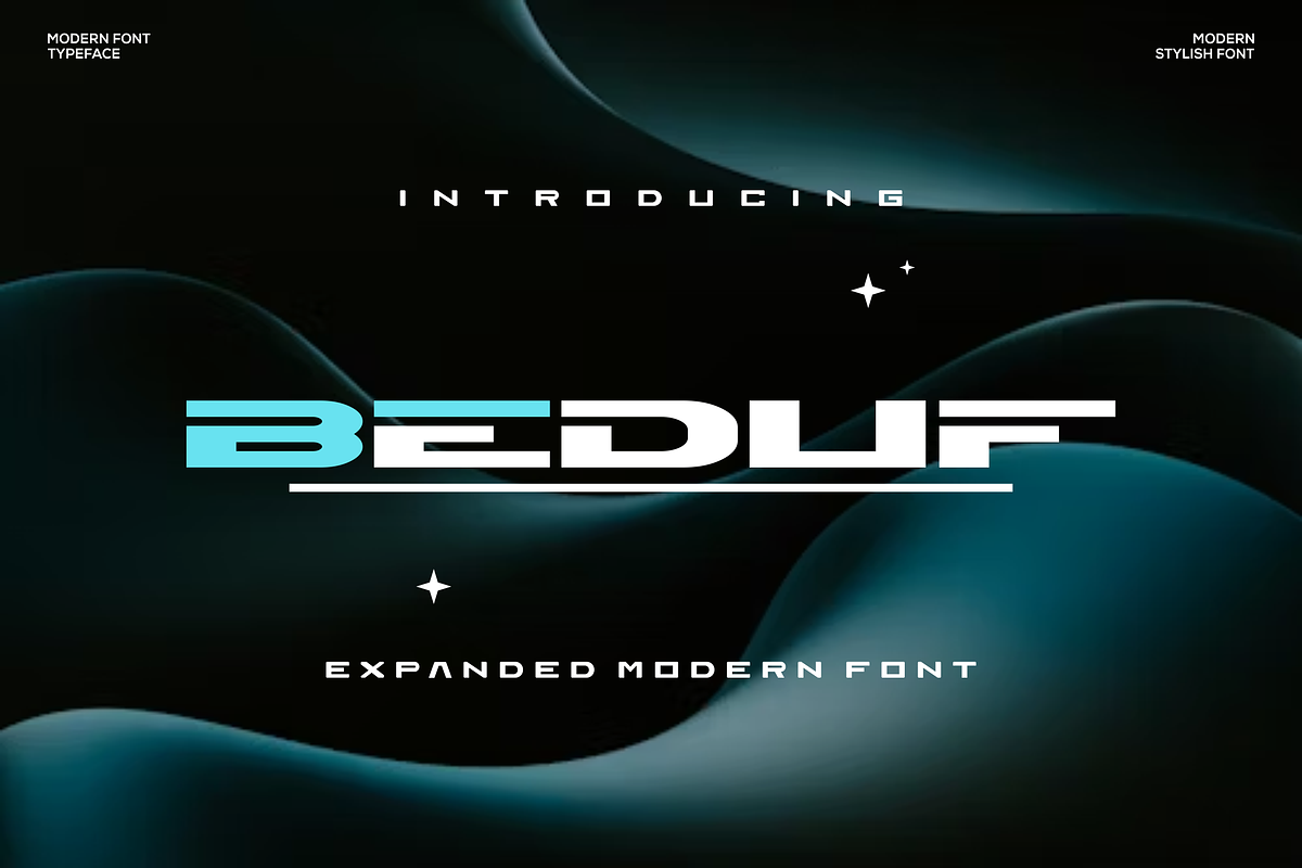 Beduf Font, a Sans Serif Font by agusariyadi (Photo 1 of 5)